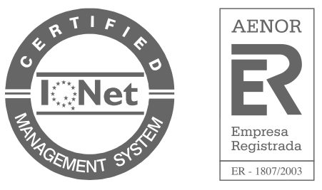Certified Iqnet . Aenor